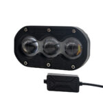 XENPLUS LM14 Motorcycle Auxiliary Headlight – Triple Lens LED Driving Light