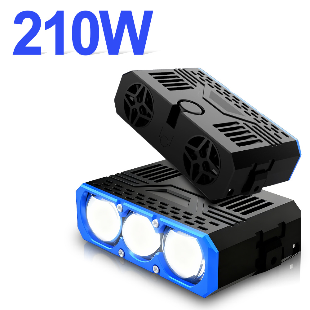 XENPLUS GM02 Three-Eye Laser Work Light IP68 Waterproof & Fan Cooled