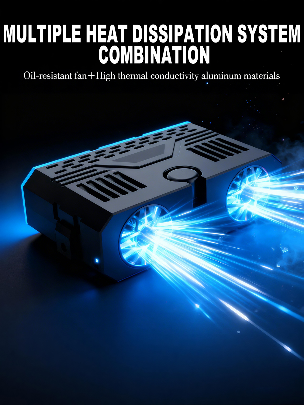 XENPLUS GM02 Three-Eye Laser Work Light IP68 Waterproof & Fan Cooled detail