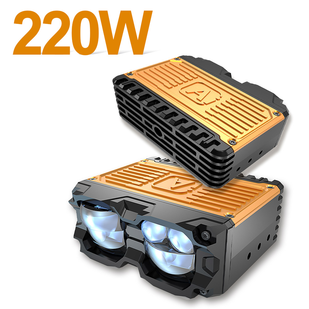 XENPLUS GM05 Five-Bead Laser Work Light – Dual High Beam with External Driver