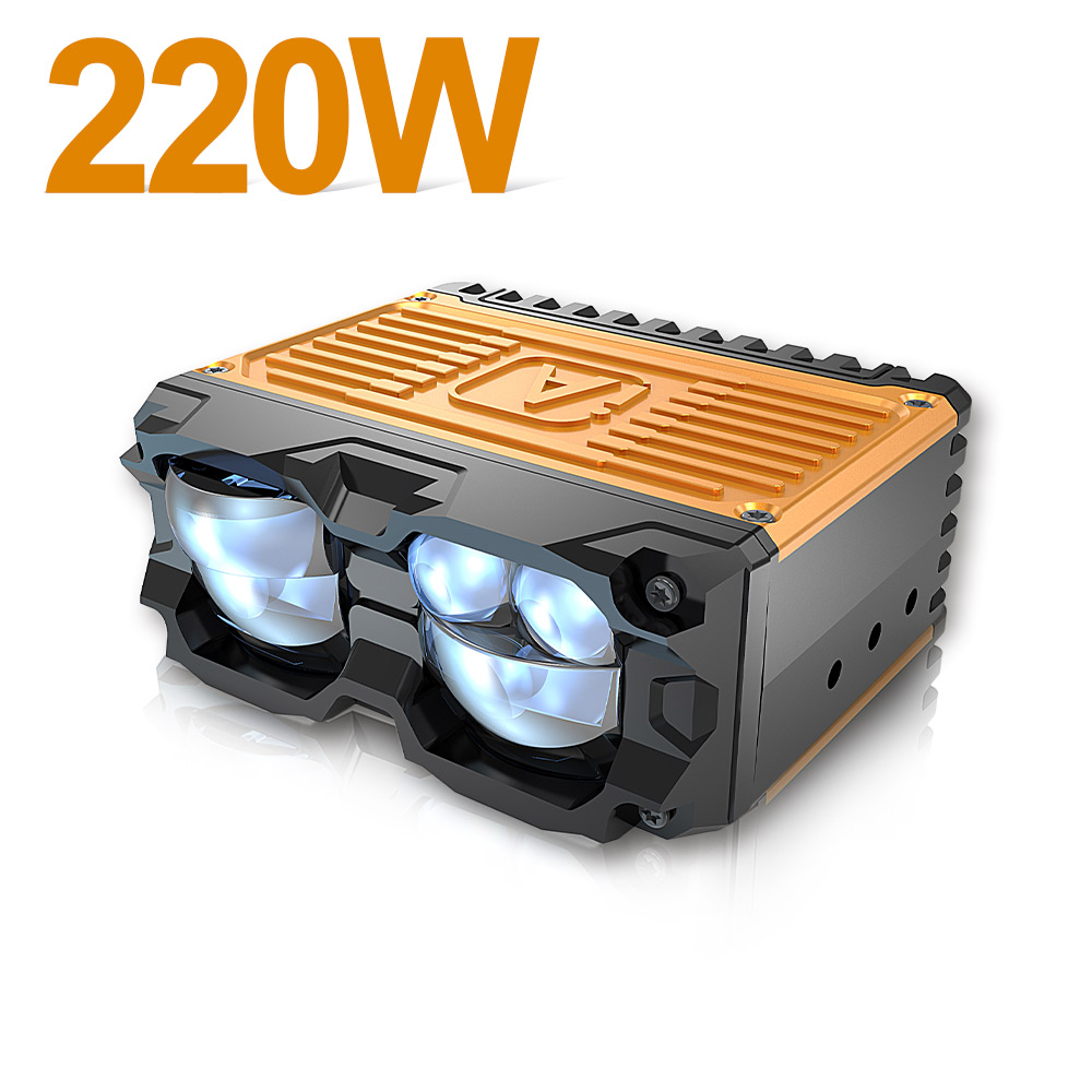 XENPLUS GM05 Five-Bead Laser Work Light – Dual High Beam with External Driver