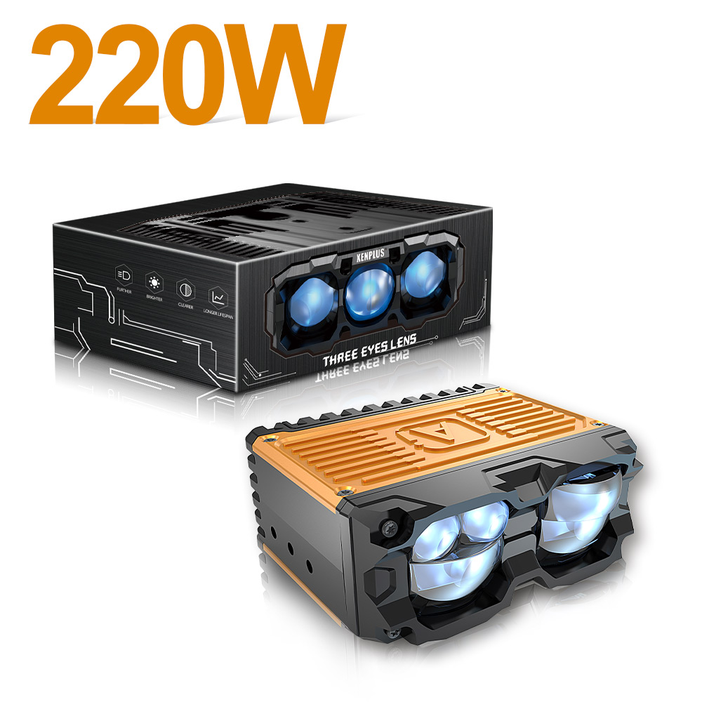 XENPLUS GM05 Five-Bead Laser Work Light – Dual High Beam with External Driver