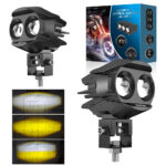 XENPLUS Dual Lens LED Work Light Pod – 50W 6500LM Super Bright