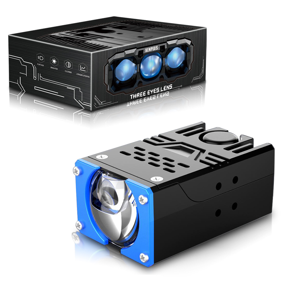 XENPLUS LM40B Laser Grill Mount LED Light – Embedded Install for Jeep Wrangler & Truck