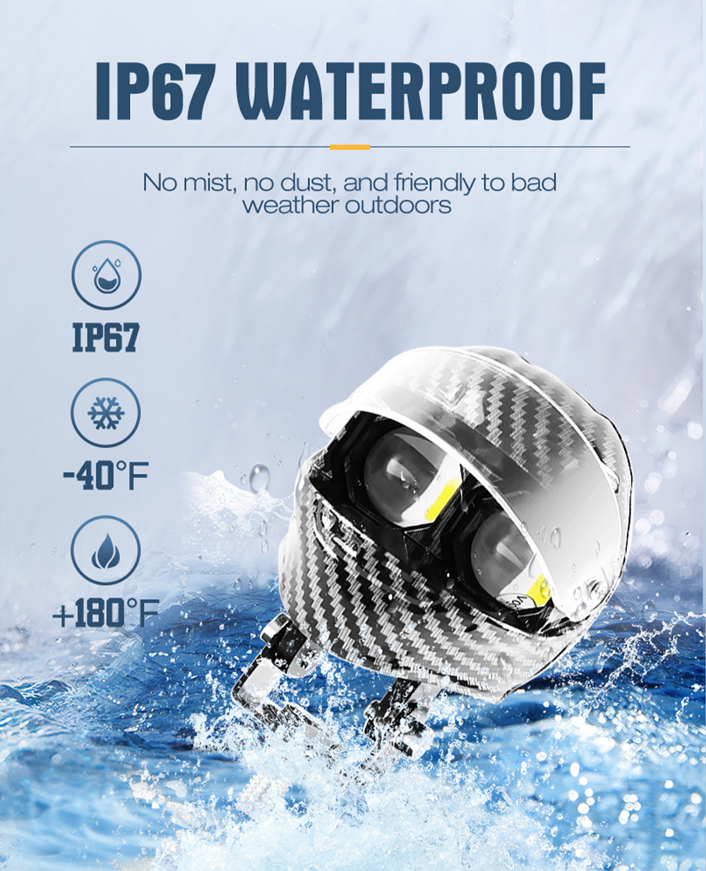 Source directly from Xenplus. LM41 30W Motorcycle LED Driving Lights available for wholesale, OEM, and ODM. Contact us for bulk pricing today. detail