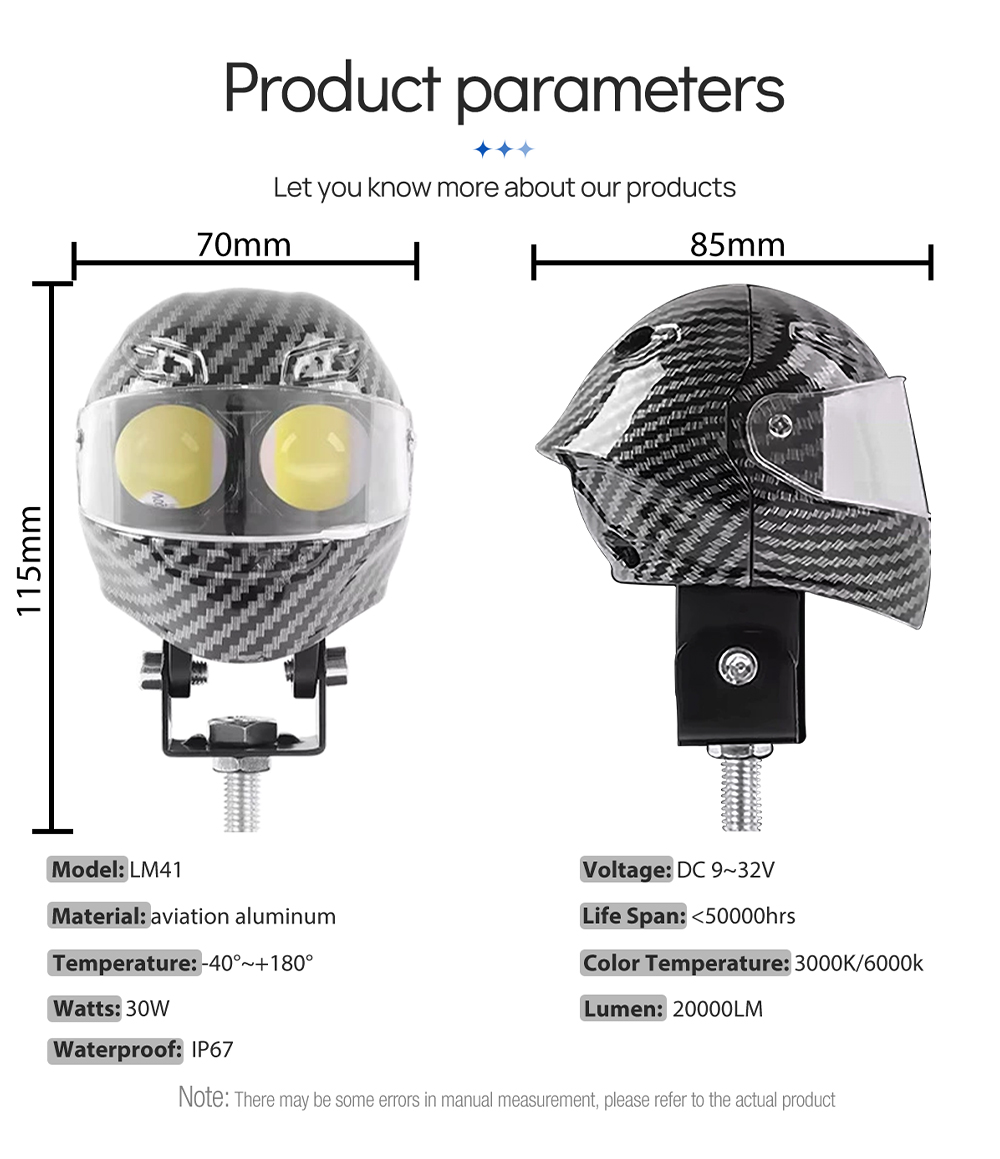 Source directly from Xenplus. LM41 30W Motorcycle LED Driving Lights available for wholesale, OEM, and ODM. Contact us for bulk pricing today. detail
