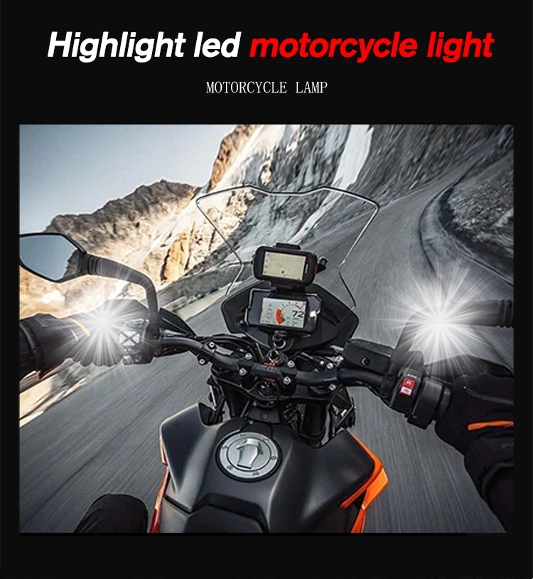 XENPLUS LM9C 50W LED Motorcycle Work Light 8500LM IP68 detail