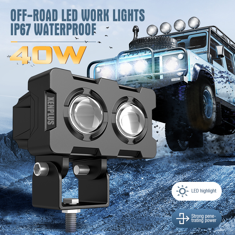 XENPLUS LW12 40W LED Pod Light Dual Lens IP67 4000LM
