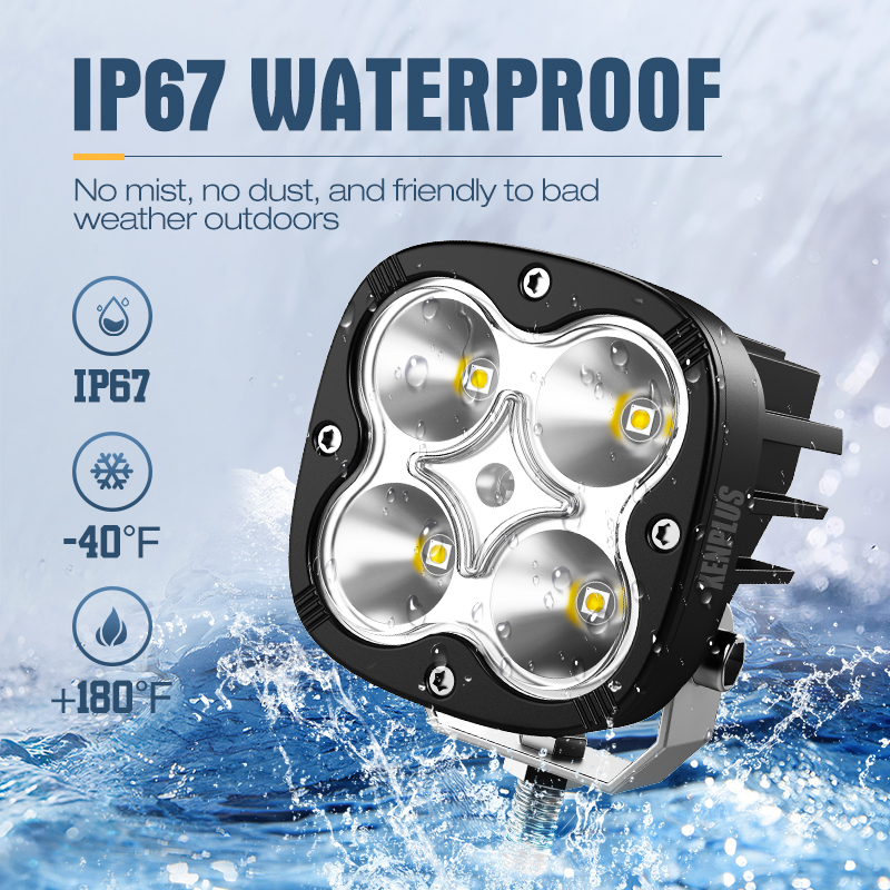 Xenplus LW7 High-Power 4x4 Off-road LED Light - 80W 8000LM