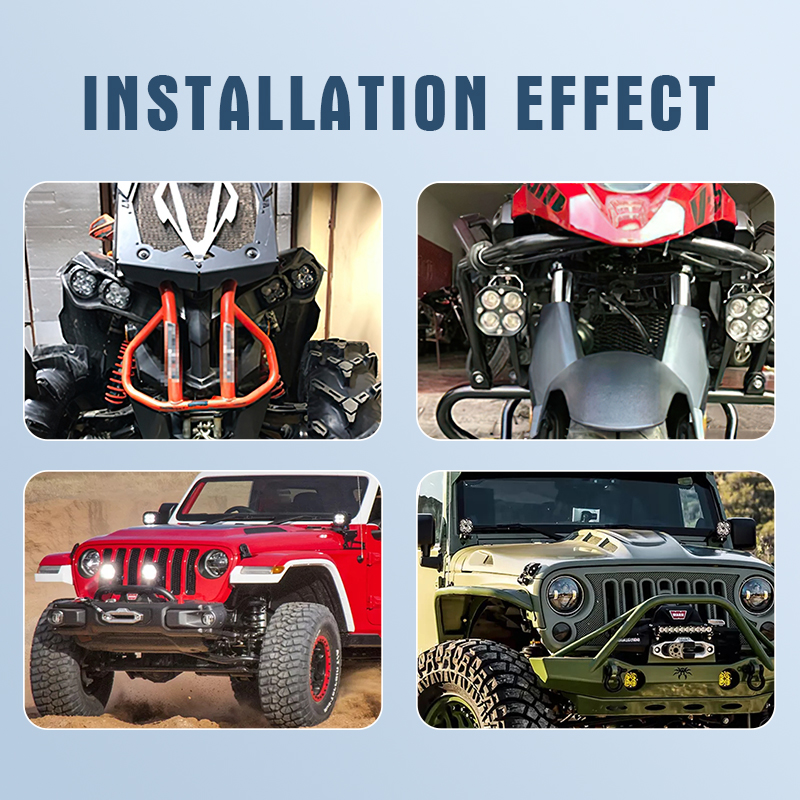 Xenplus LW7 High-Power 4x4 Off-road LED Light - 80W 8000LM