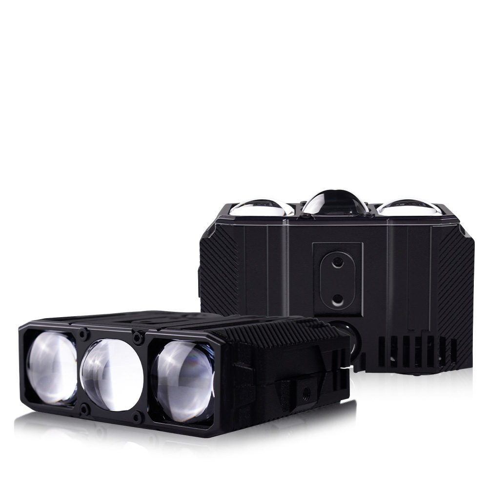 XENPLUS LM23 3 Lens LED Work Light 160W 30000LM – Dual Fan Cooling, Aviation Aluminum