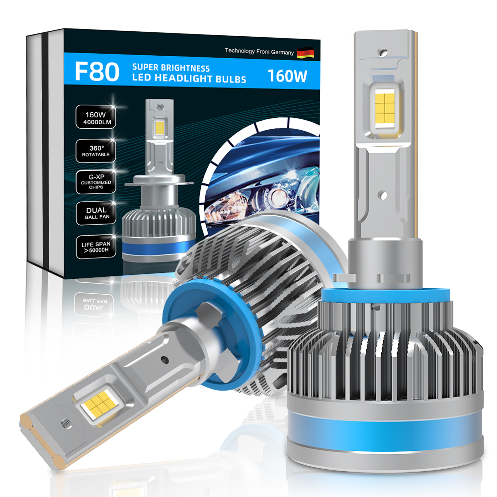 Xenplus F80 No Glare Perfect Beam LED Headlight Bulbs