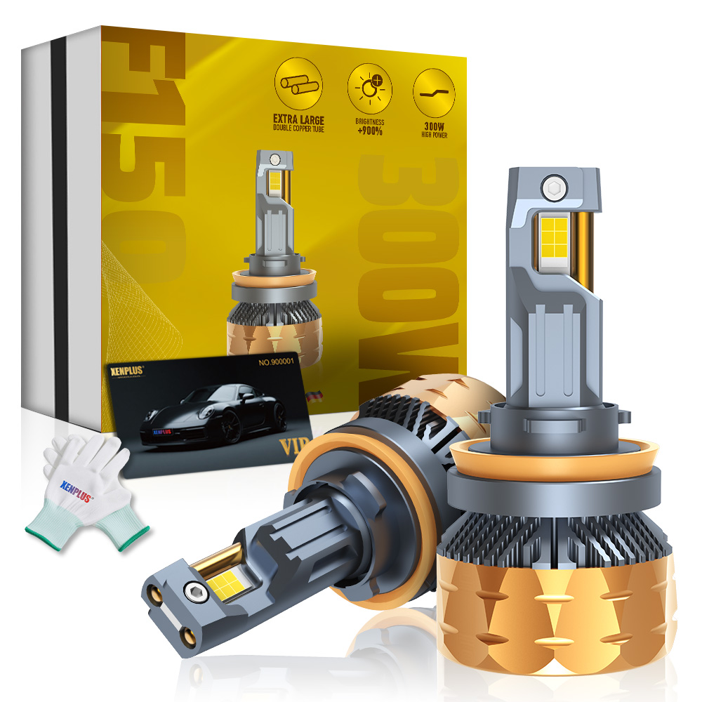 XENPLUS 6570 Chip LED Headlight – 50000hrs Lifespan, 6063 Alum